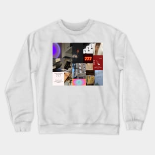 777 angel number aesthetic collage Crewneck Sweatshirt